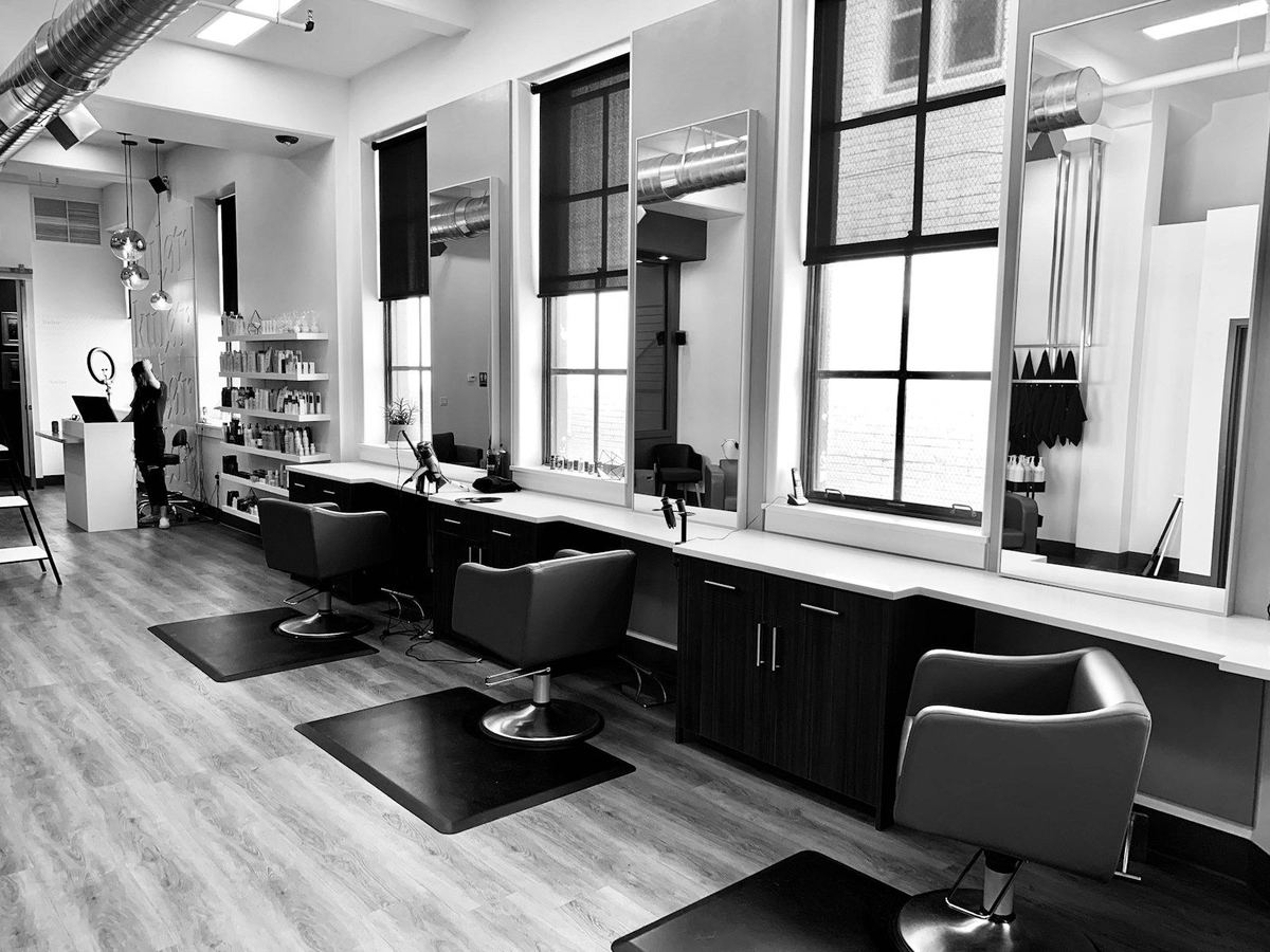 Salon styling station